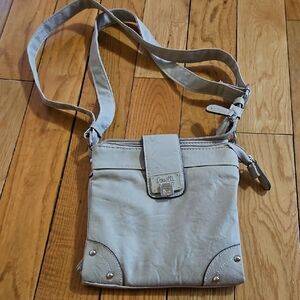 Rosetti Casual Cream Crossbody Bag